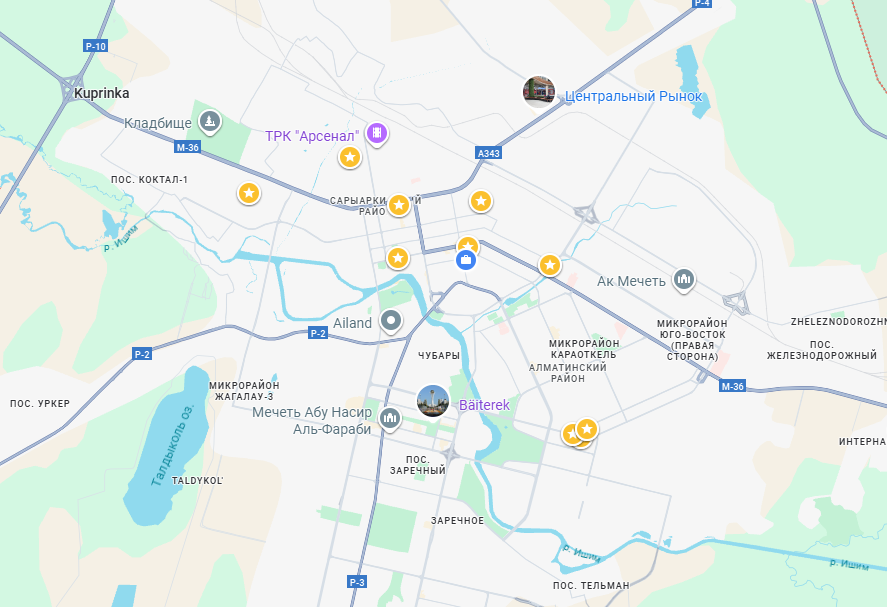 Карта проезда